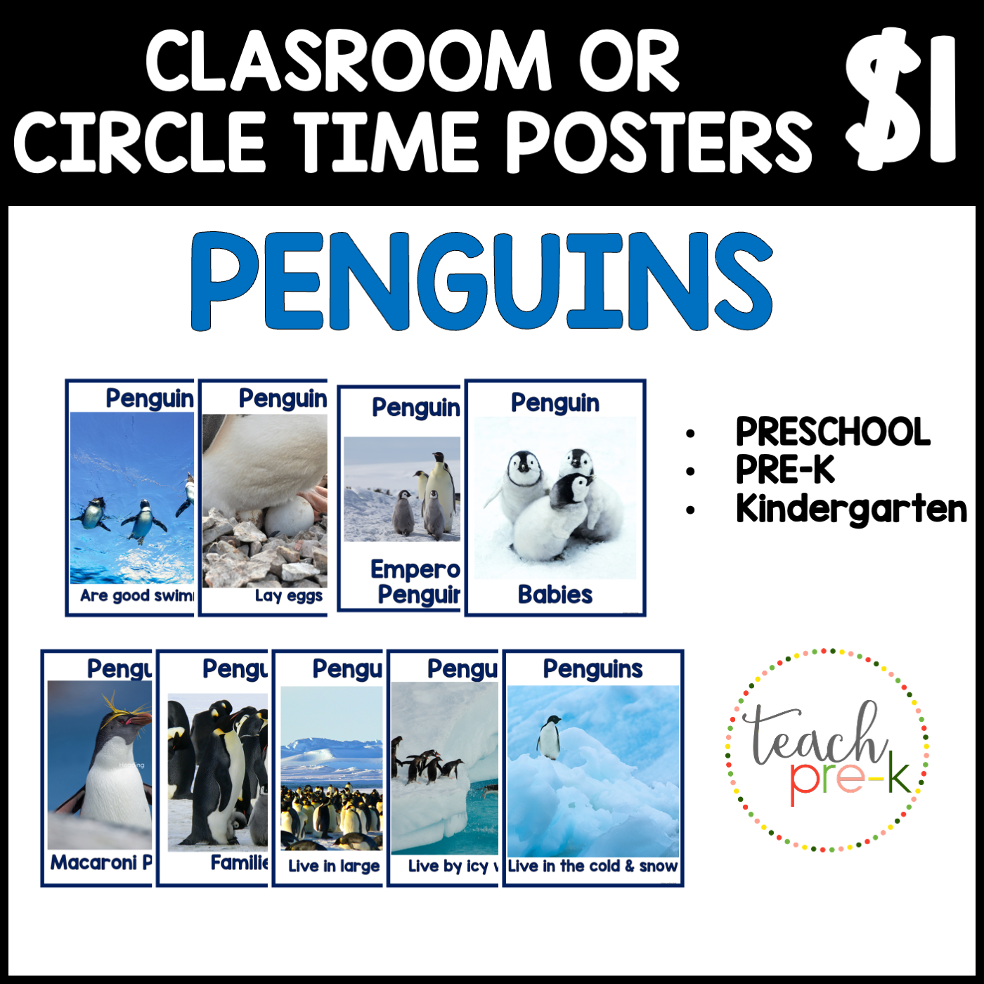 Penguin Classroom Posters