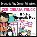 Ice Cream Truck Dramatic Play Set