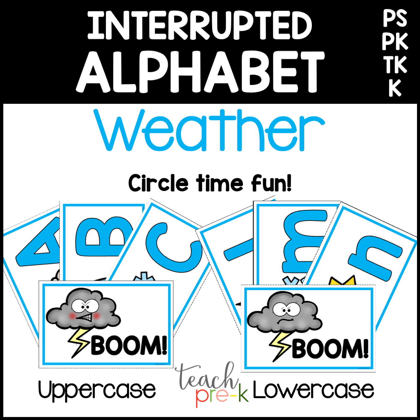 Weather Interrupted Alphabet