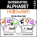 Halloween Interrupted Alphabet