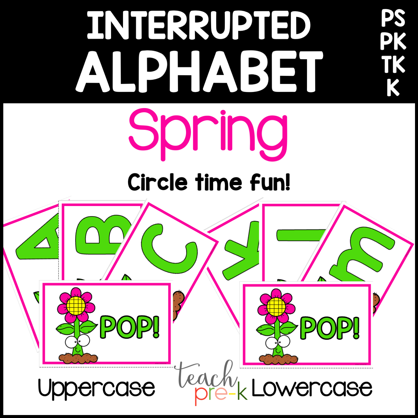 Spring Interrupted Alphabet