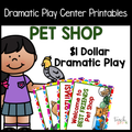 Pet Shop Dramatic Play Set