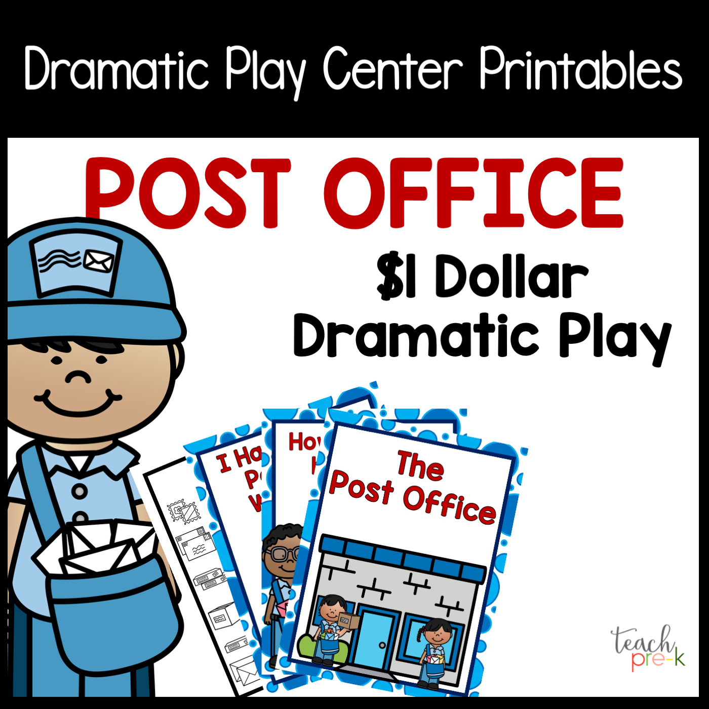 Post Office Dramatic Play Set
