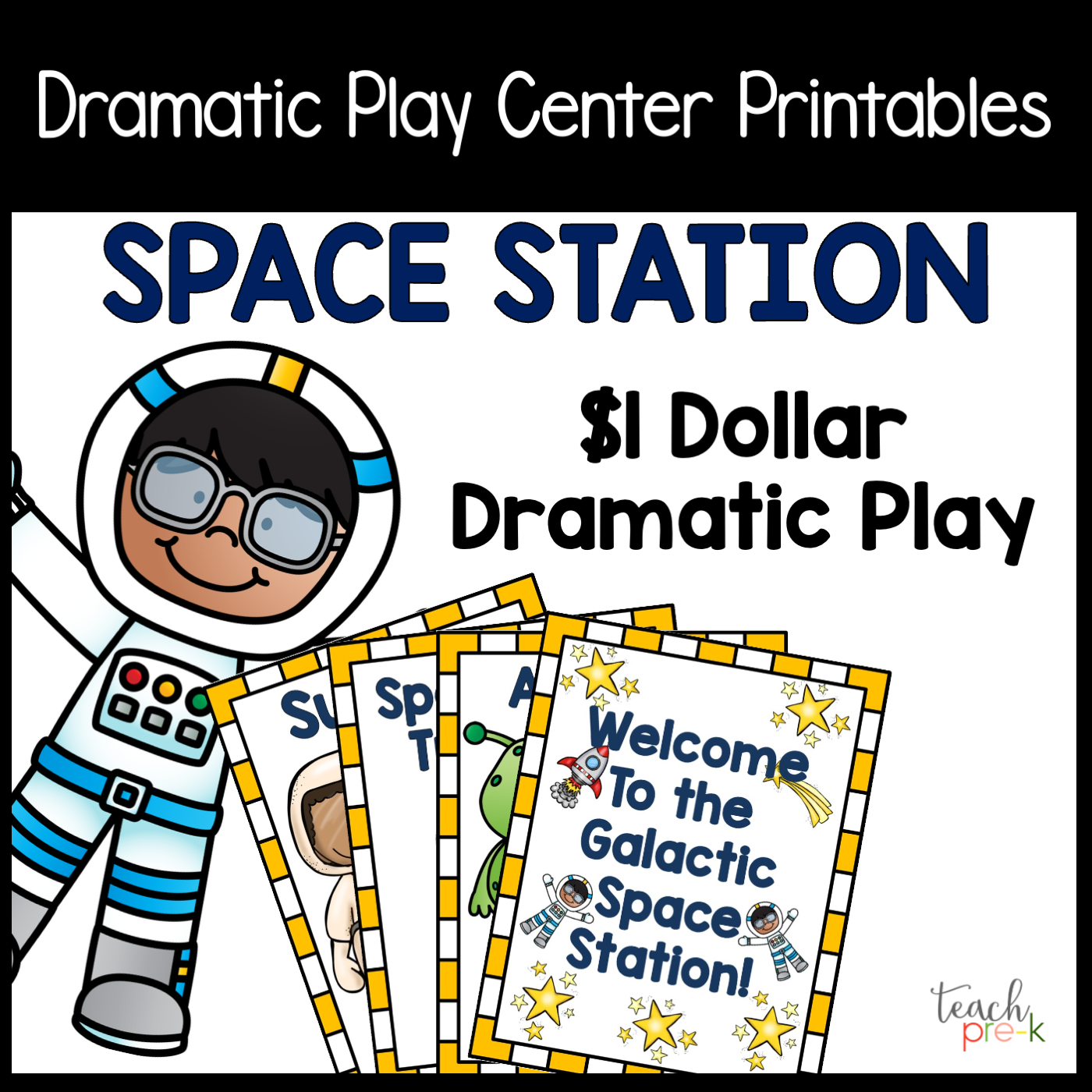 Space Station Dramatic Play Set