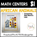 African Animals Math Centers/Measure & Compare