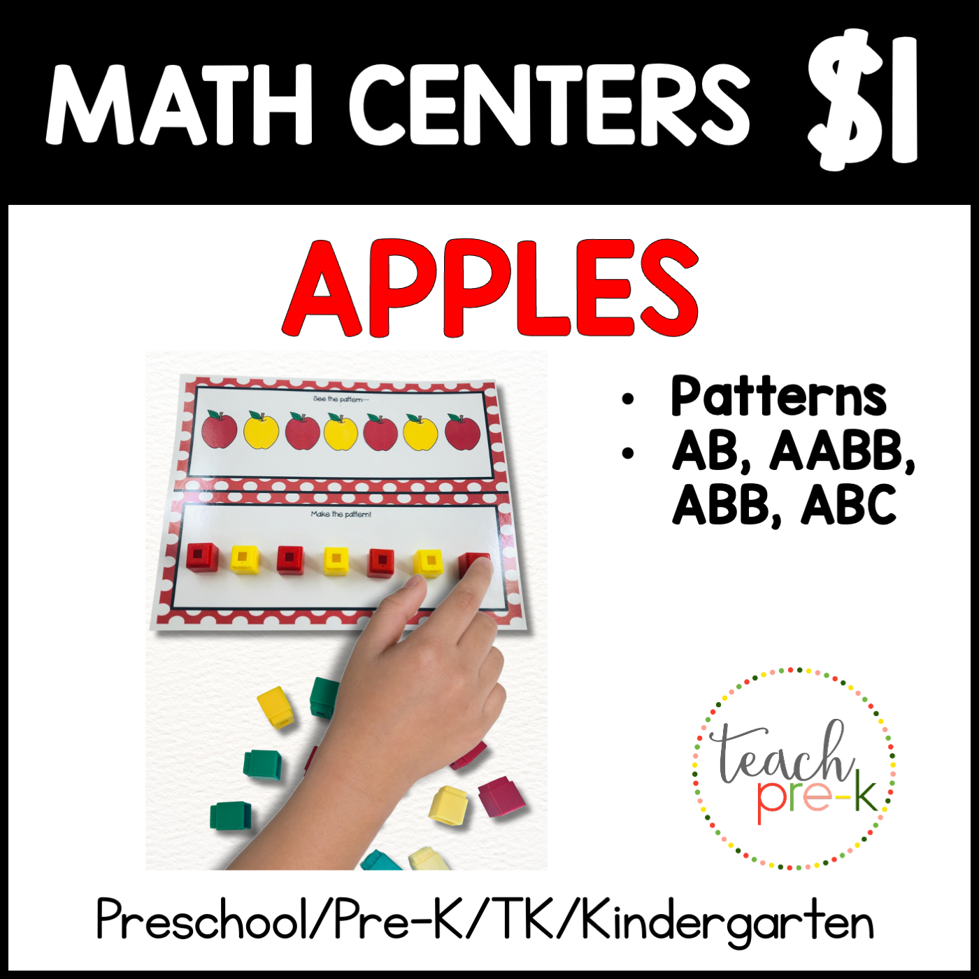 Apples Math Centers/Patterns