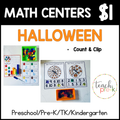 Halloween Math Centers/Spin, Count, & Cover, & Spin, Count & Graph
