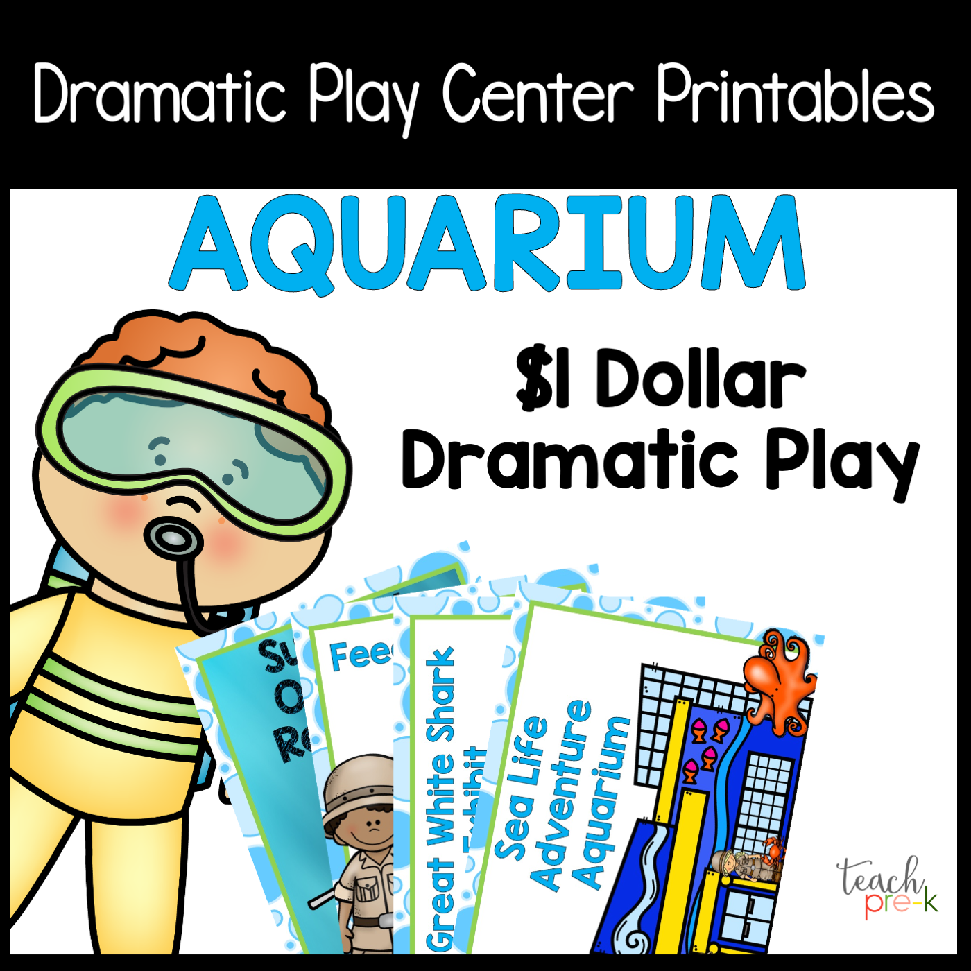 Aquarium Dramatic Play Set