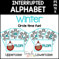 Winter Interrupted Alphabet