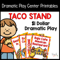 Taco Stand Dramatic Play Set