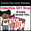 Valentine Gift Shop Dramatic Play Set