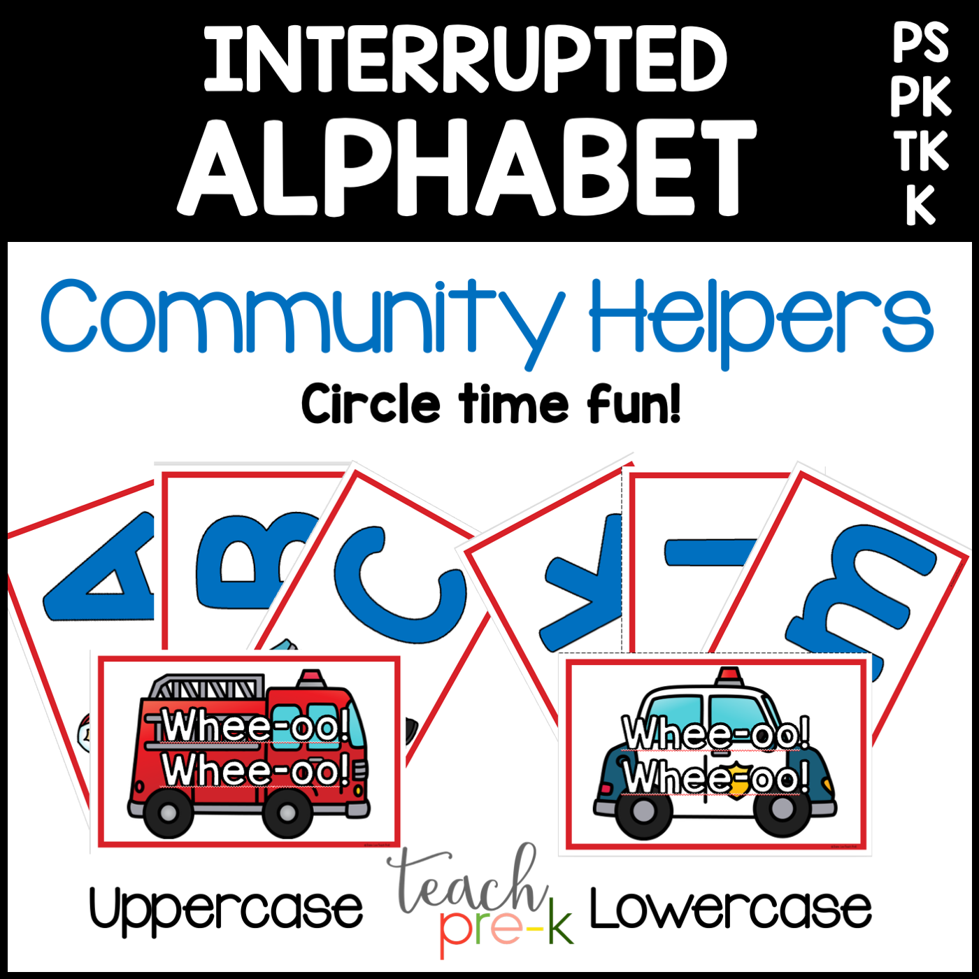 Community Helpers Interrupted Alphabet