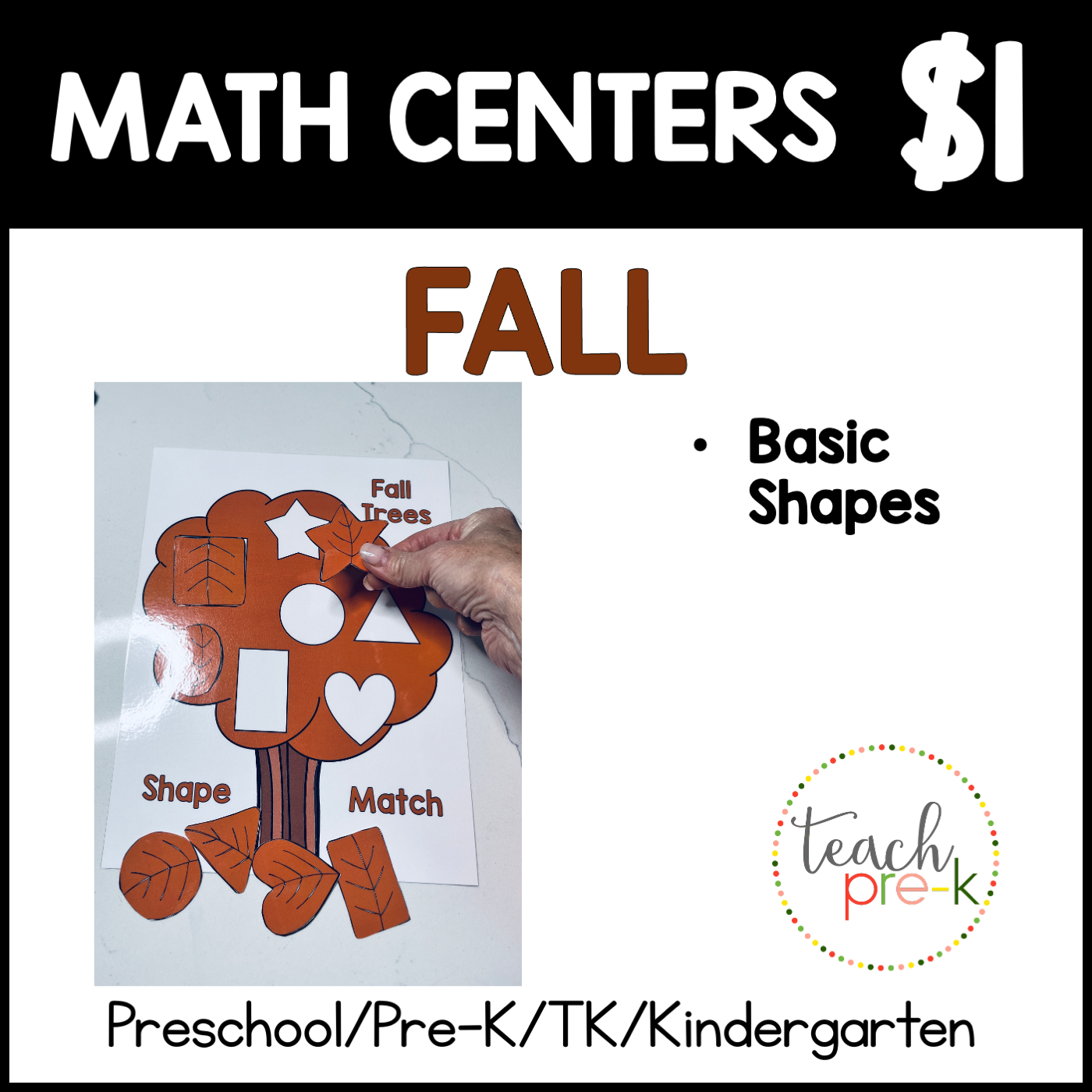 Fall Math Centers/Shape Matching Trees