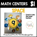 Space Math Centers/Count & Link the Solar System 1-10