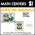 African Animals Math Centers/Feed the Hungry Crocodile