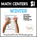 Winter Math Centers/Correct Formation Number Tracing 1-10