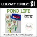 Pond Life Centers/ Uppercase Letter Clip