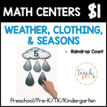 Weather Math Centers/Raindrop Count