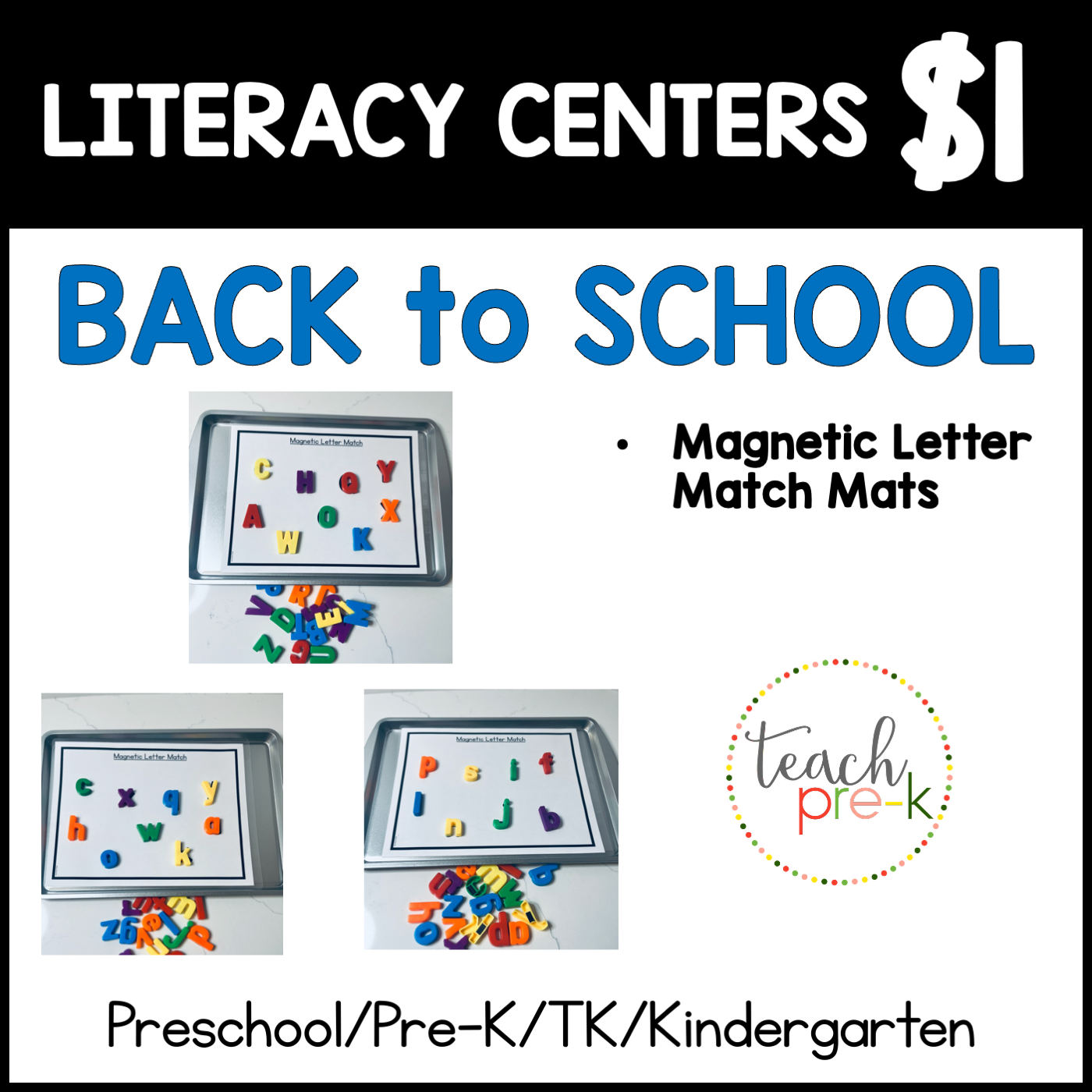 BTS Literacy Centers/Magnetic Letter Match