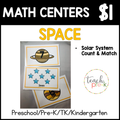 Space Math Centers/Solar System Count & Match