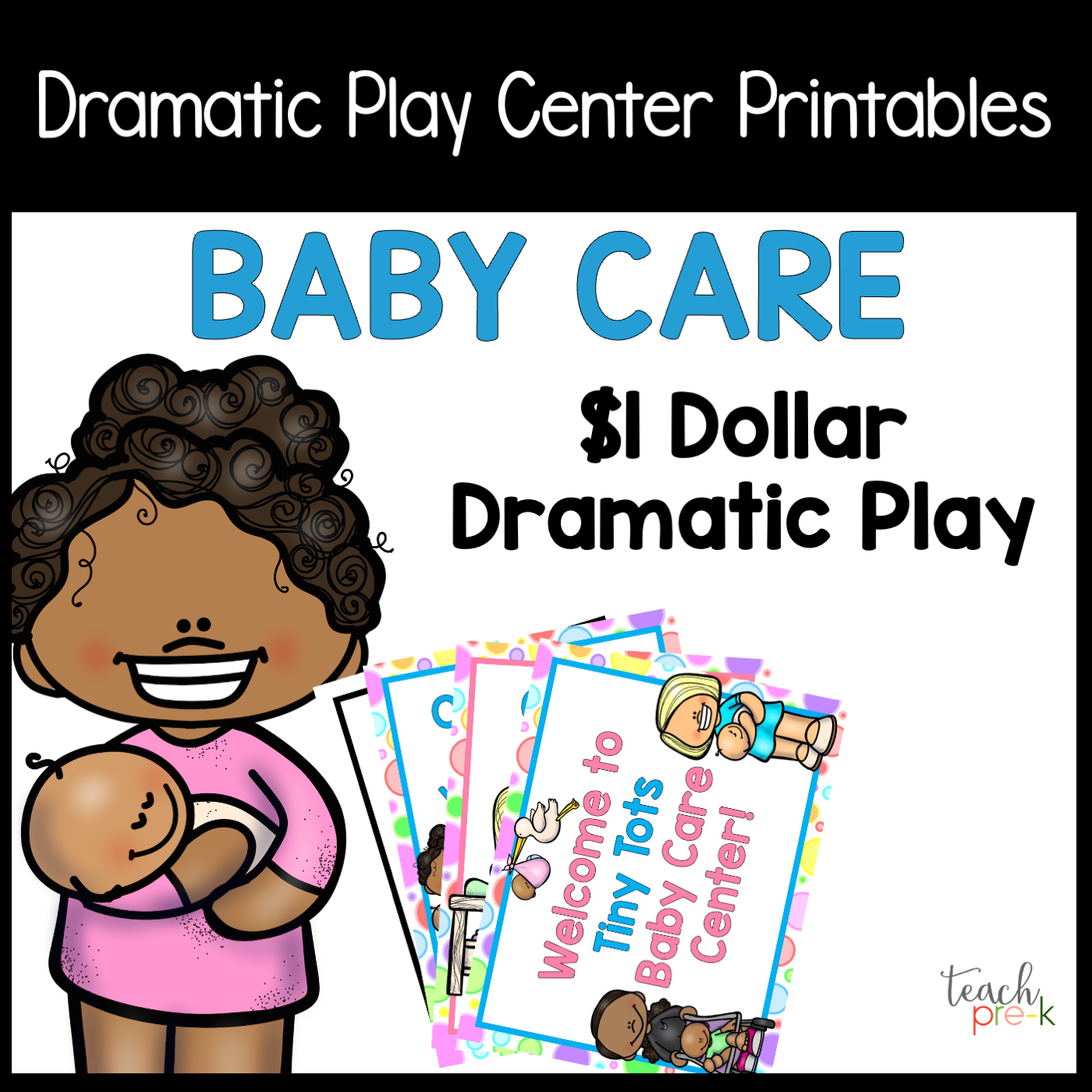 Baby Care Dramatic Play Set