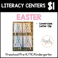 Easter Literacy Centers/Lowercase Letter Clip Bunnies