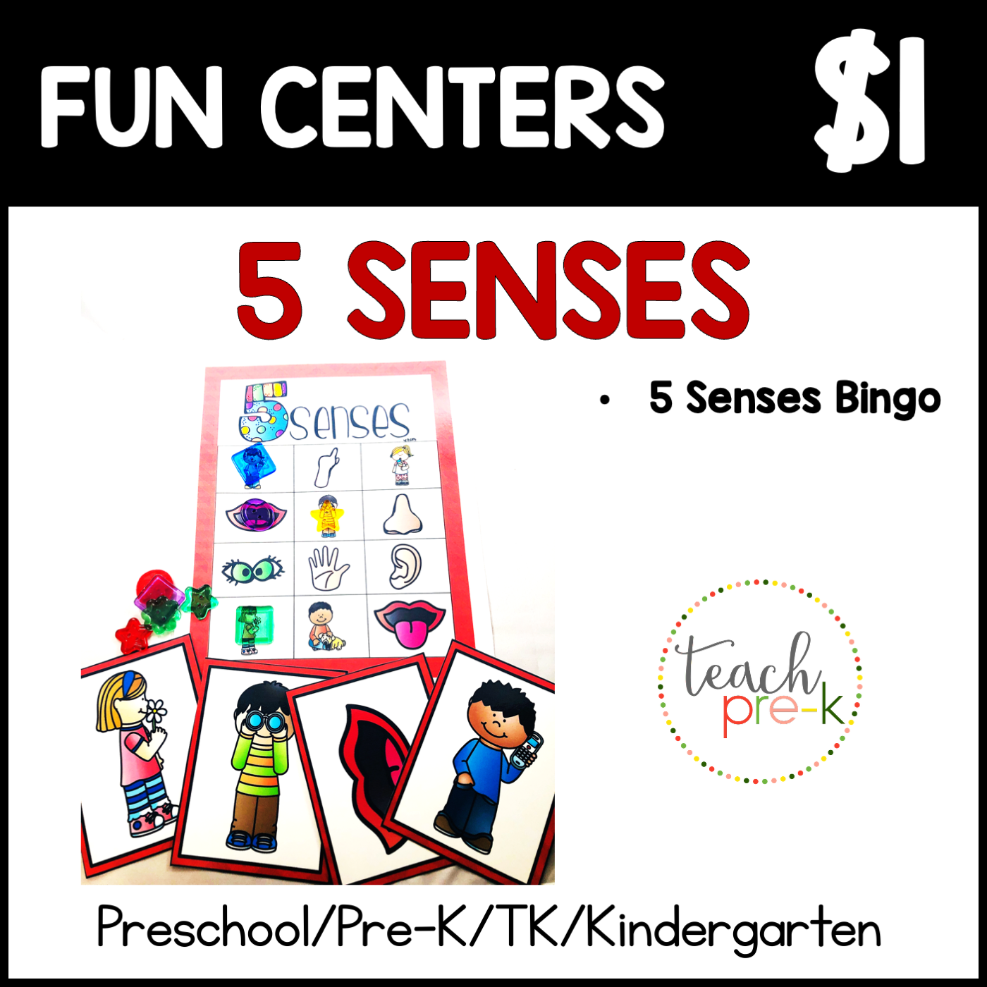 5 Senses Fun Centers/Bingo Game