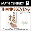 Thanksgiving Math Centers/Counting & Making Sets