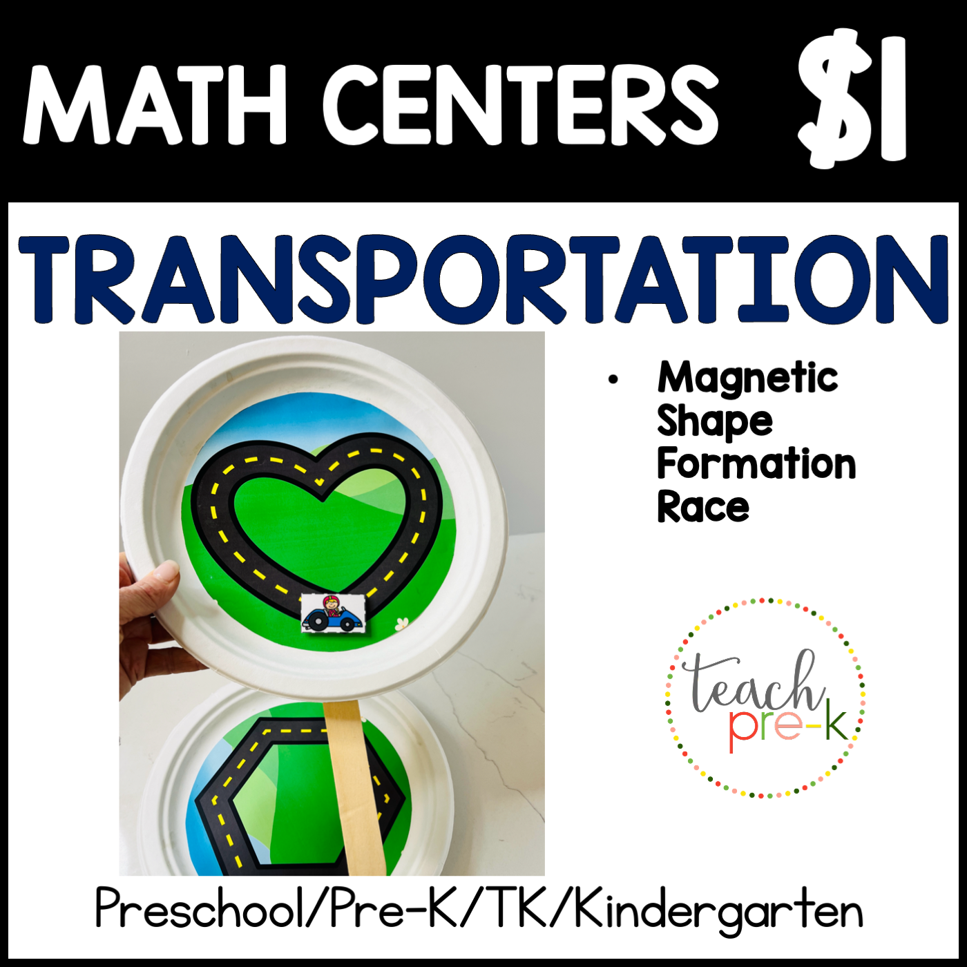 Transportation Math Centers/Magnetic Shape Roads!