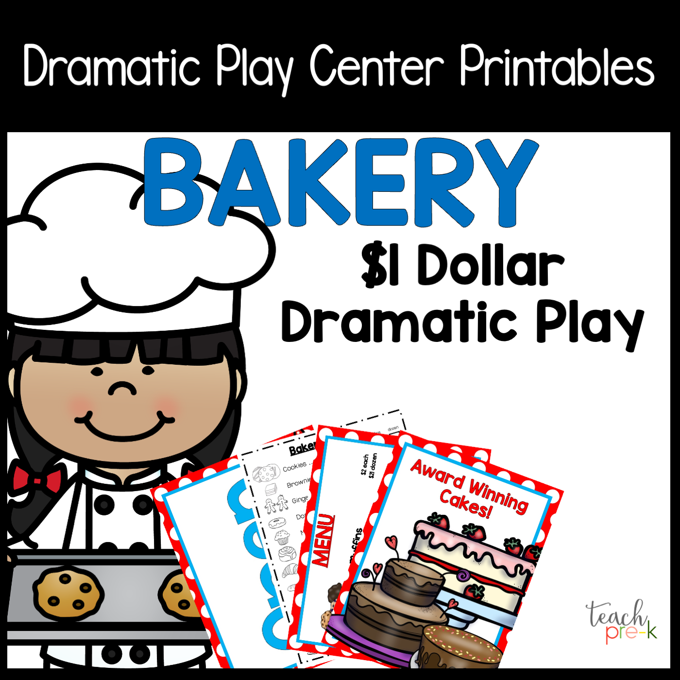 Bakery Dramatic Play Set