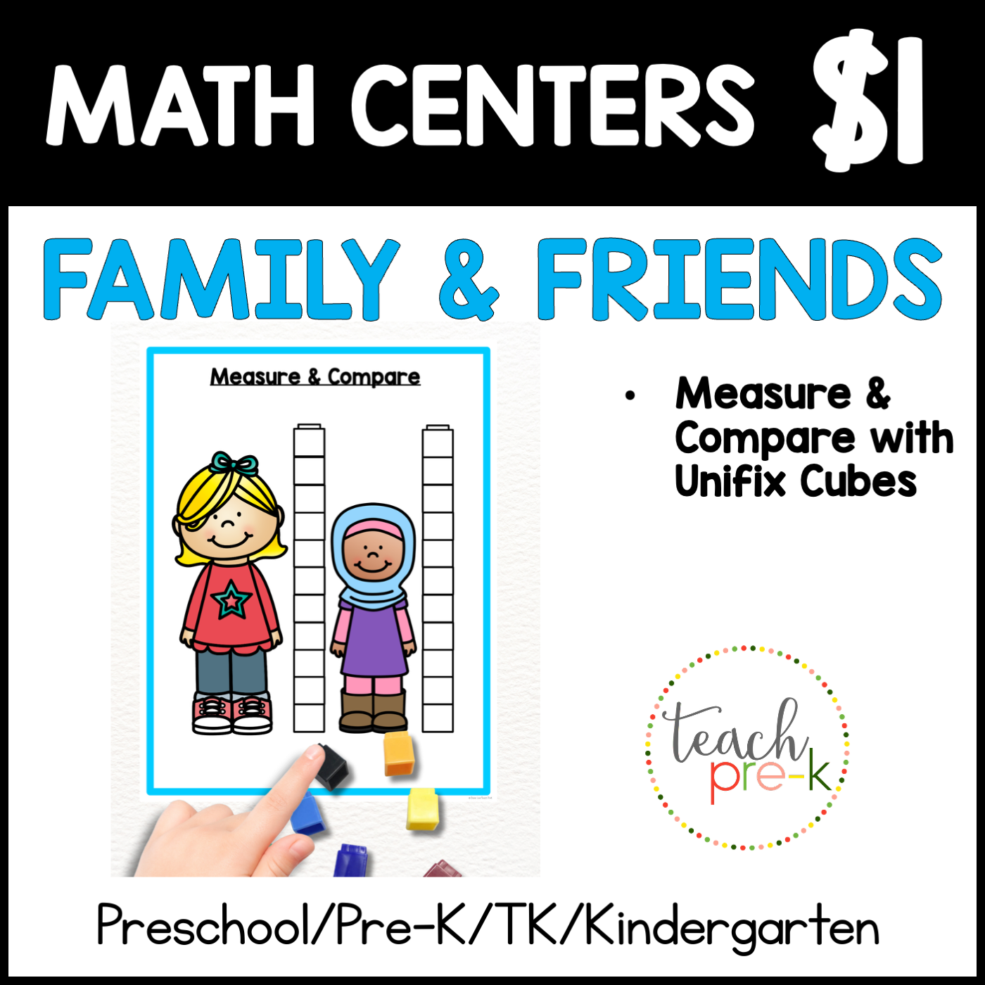 Family & Friends Math Centers/Measure the Friends & Family
