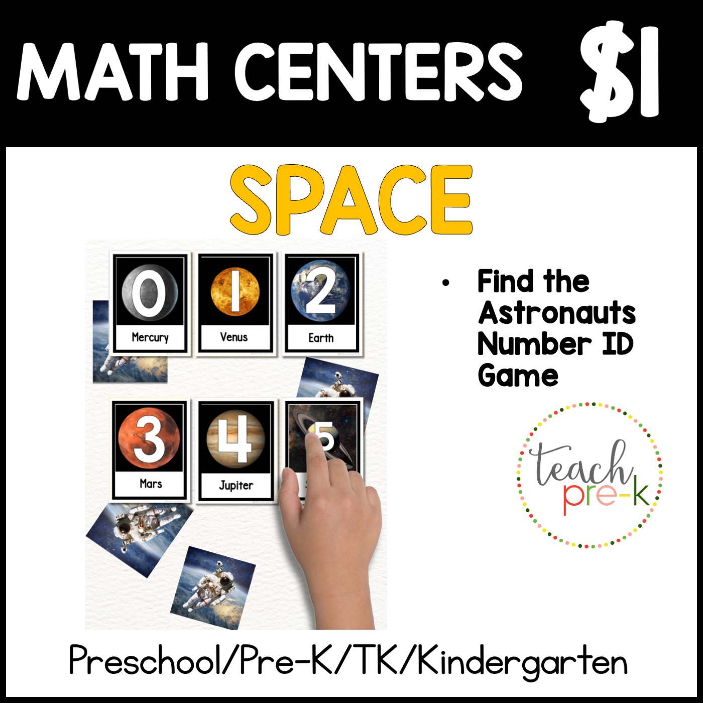 Space Math Centers/Find the Astronauts