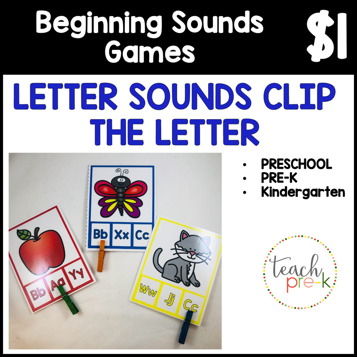 Alphabet Resources/Clip The Letter