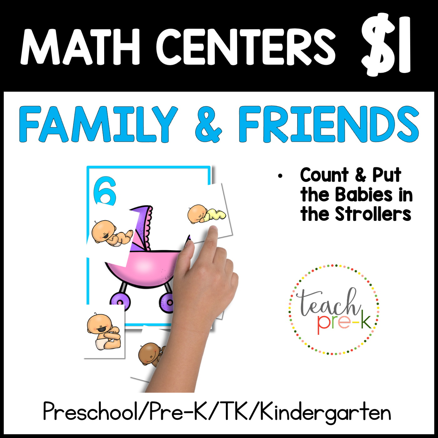 Family & Friends Math Centers/Count the Babies in the Strollers