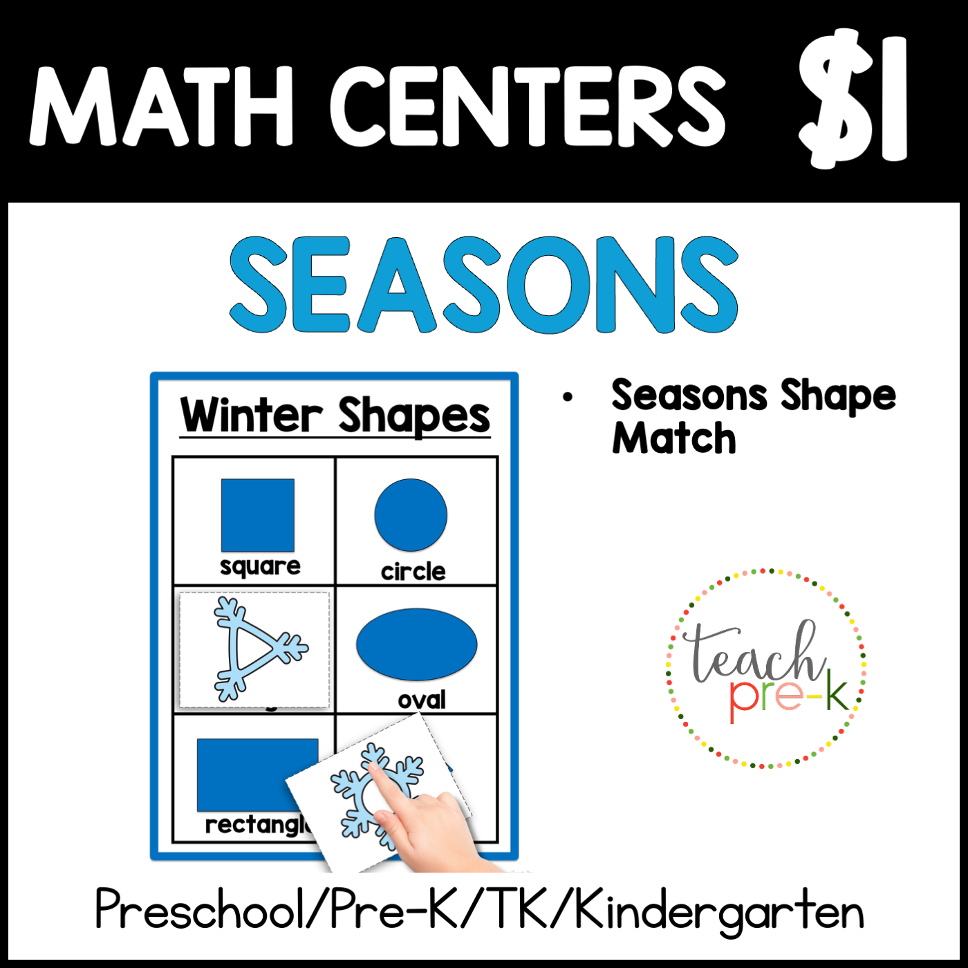 Seasons Math Centers/Shape Matching Mats
