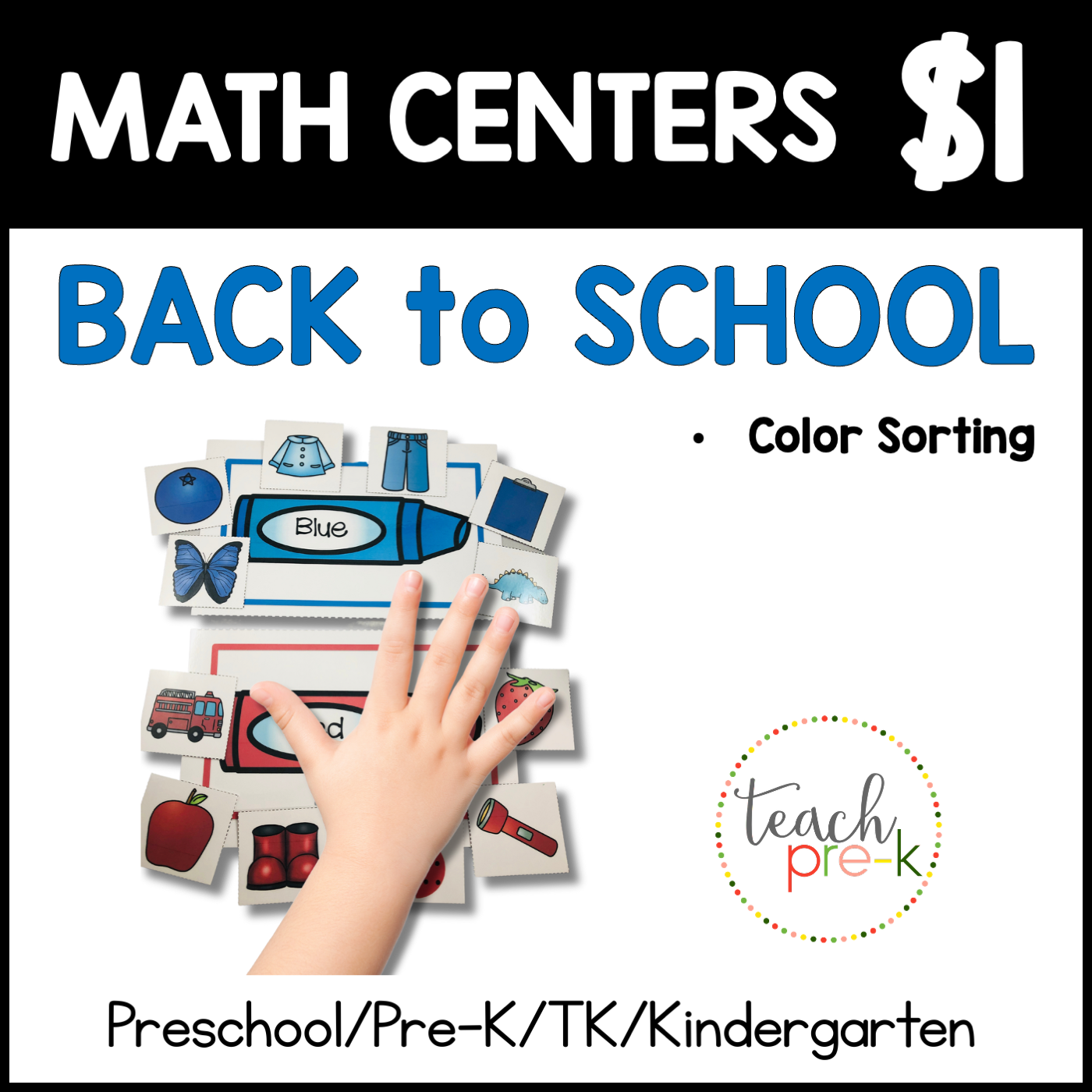 BTS Math Centers/Color Sorting