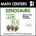 Dinosaur Math Centers/Move to the Dinosaur Footprints
