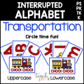 Transportation Interrupted Alphabet