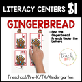 Gingerbread Literacy Centers/ Find the Gingerbread Friends