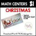 Christmas Math Centers/Reindeer Count & Link