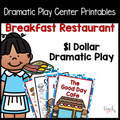 Breakfast Restaurant Dramatic Play Set