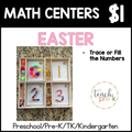 Easter Math Centers/Trace or Fill to Form the Numbers
