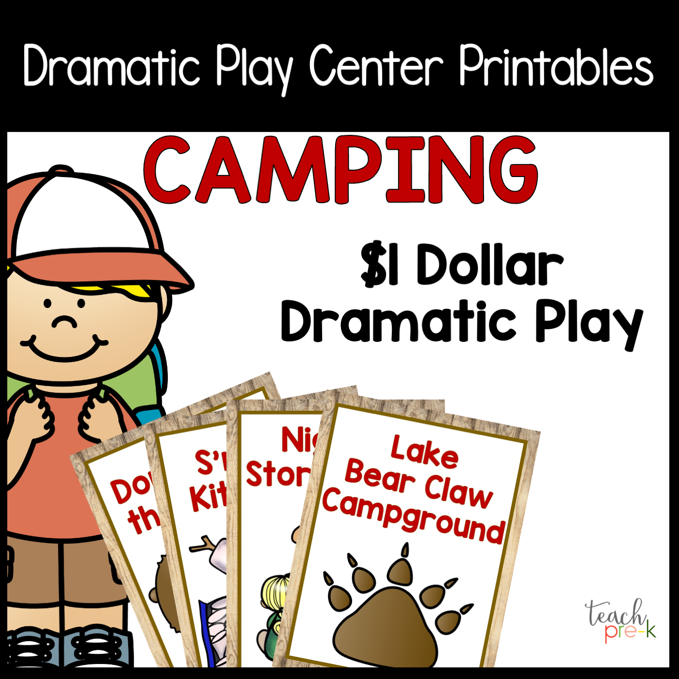 Camping Dramatic Play Set