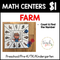 Farm Math Centers/Count & Find the Number
