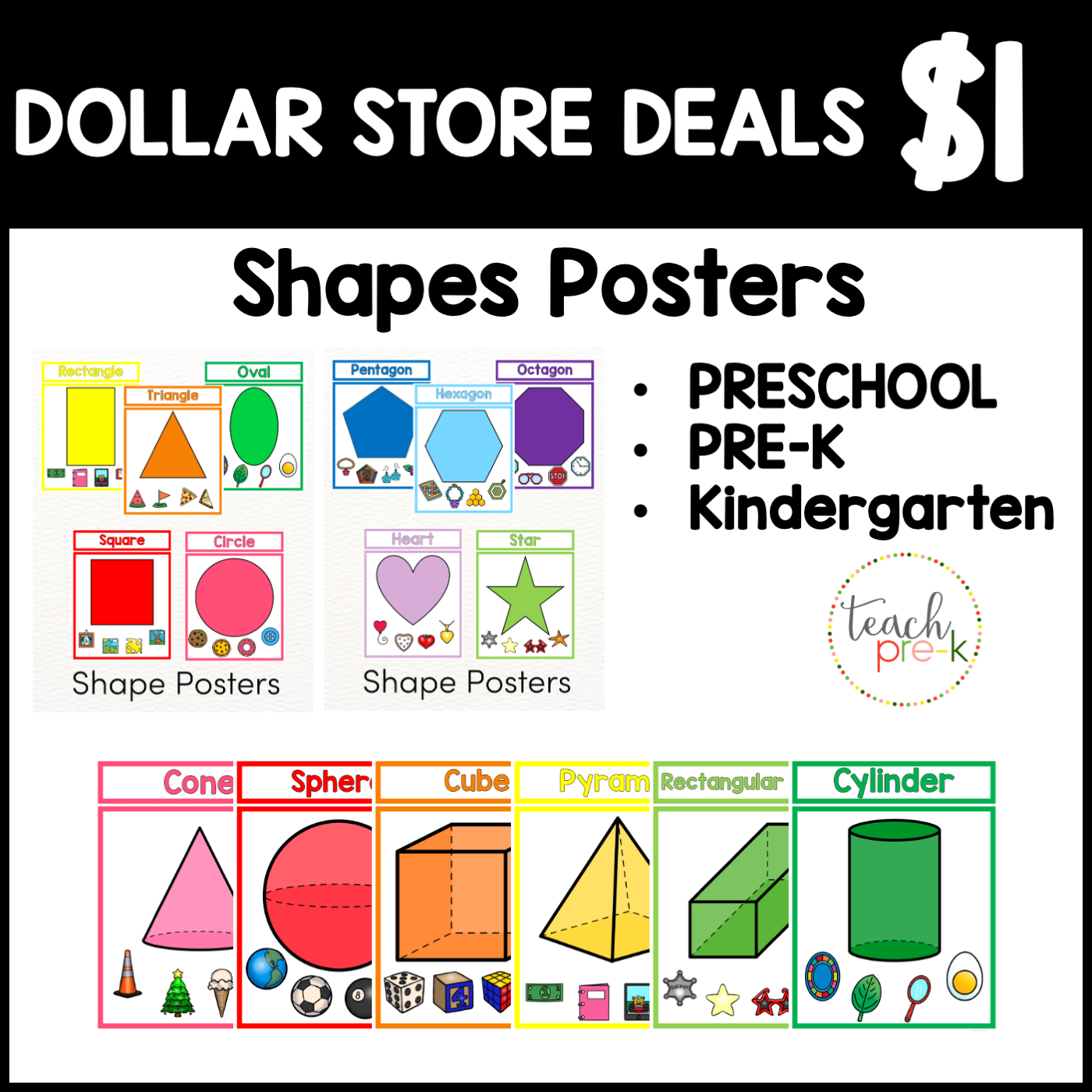 Classroom Shapes Posters