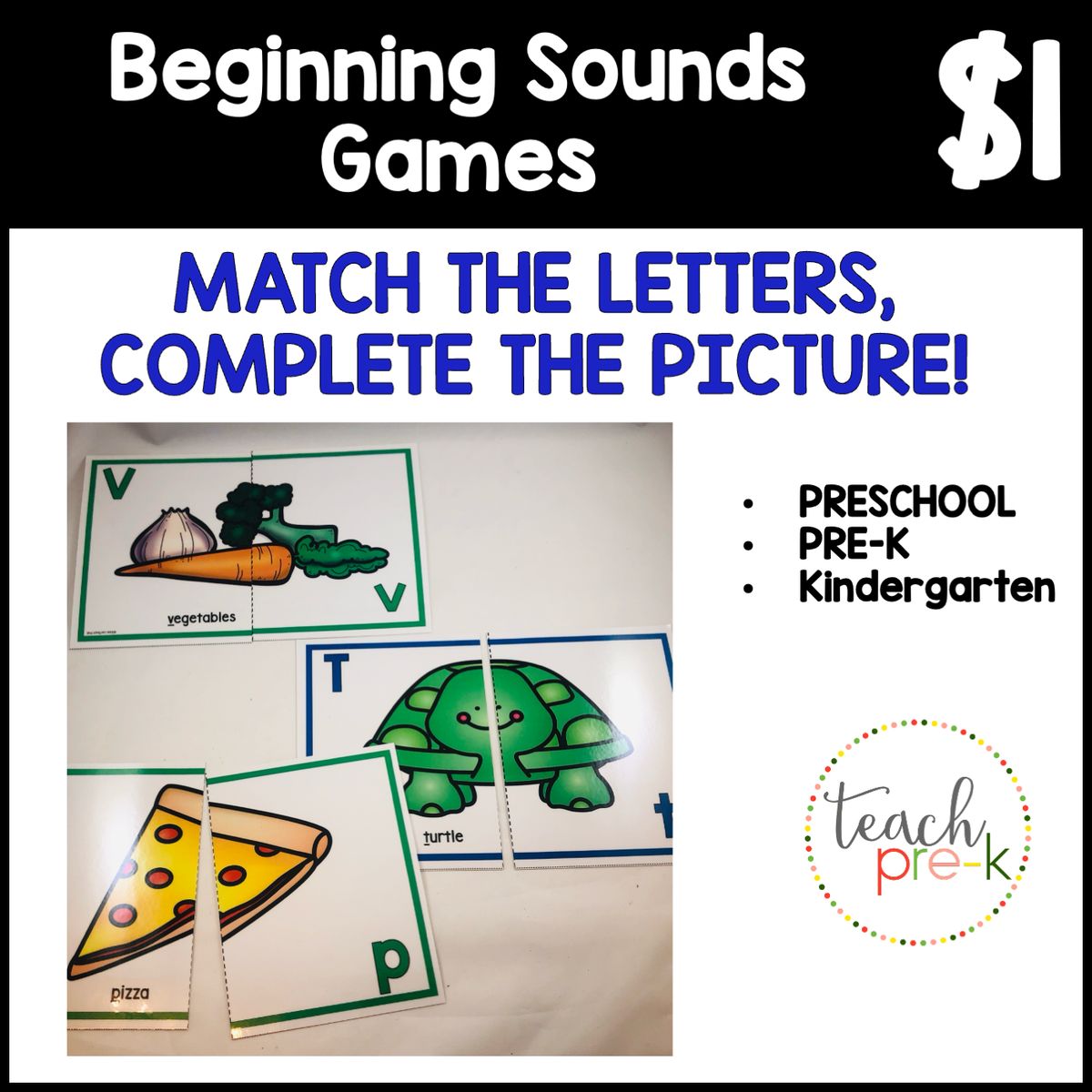 Alphabet Resources/Match the Letters Complete the Pictures